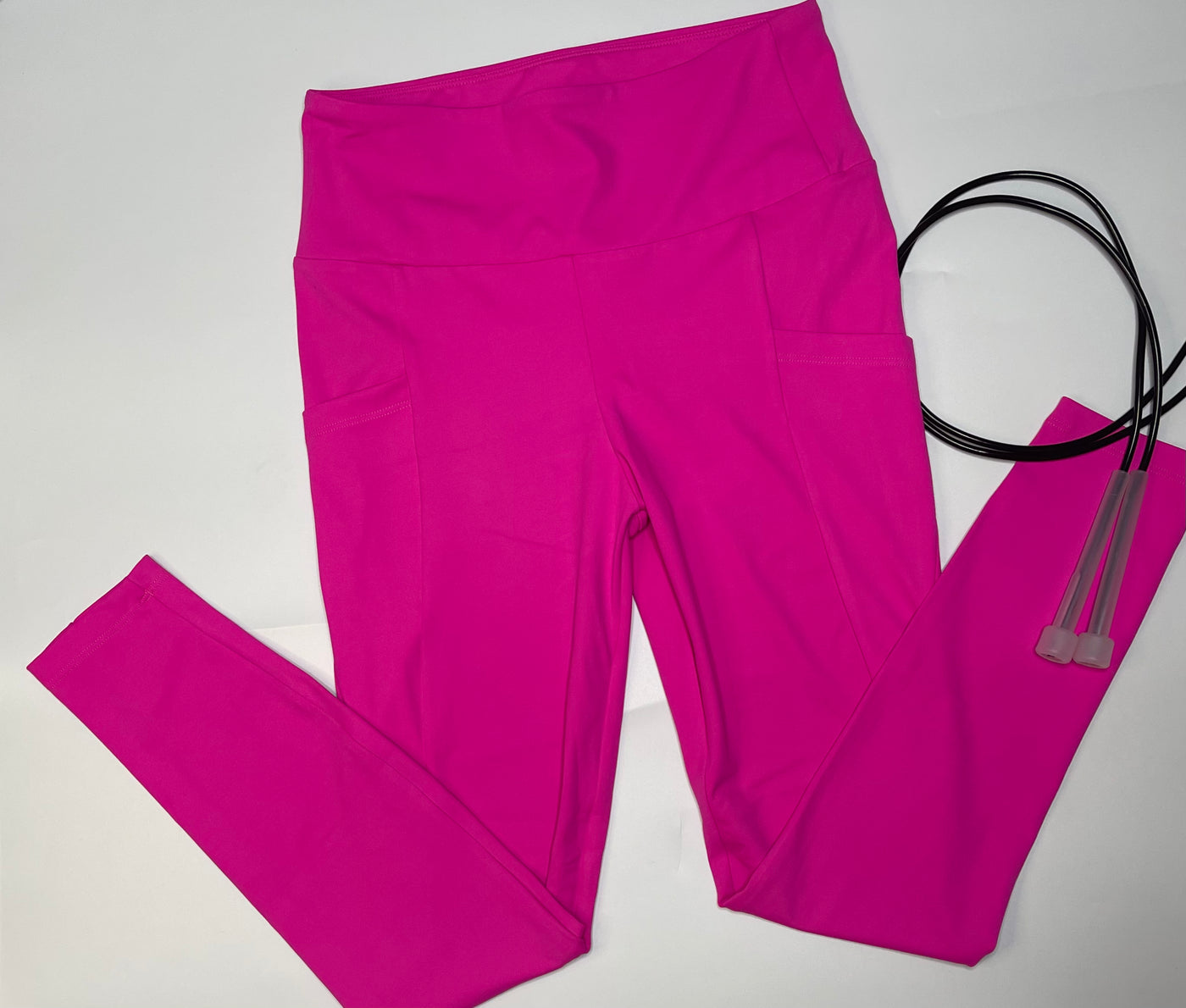 Power In Your Purpose Pink Scrunch Legging with Pockets