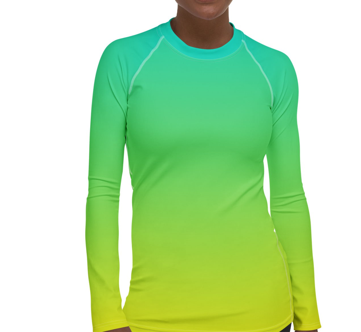 Citrus Mellow Ombre Fitness Shirt