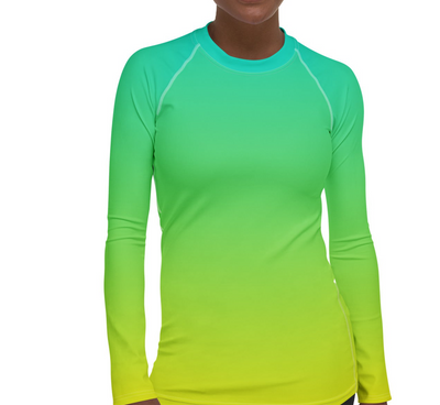 Citrus Mellow Ombre Fitness Shirt