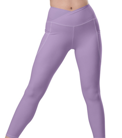 Lavender Serenity Leggings With Pockets
