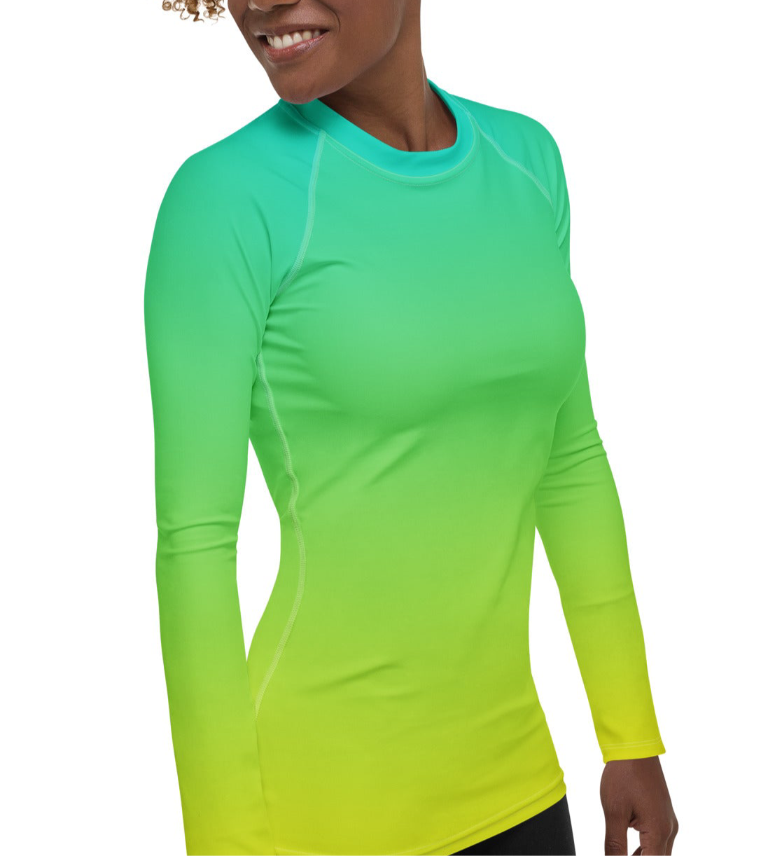 Citrus Mellow Ombre Fitness Shirt