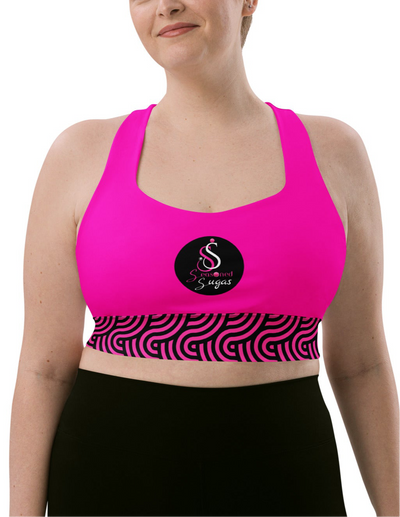Seasoned Sugas Pink Power Sports Bra