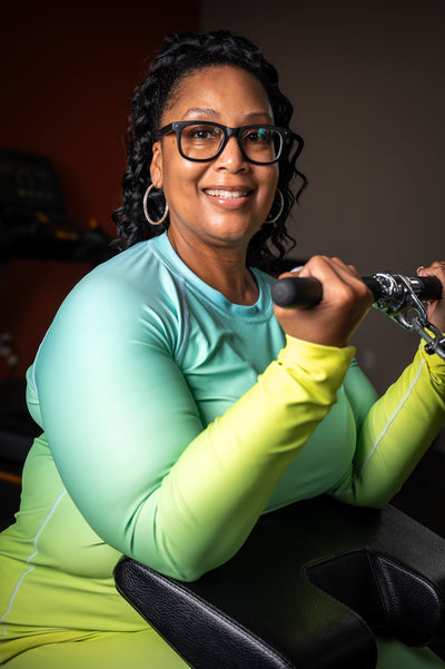 Citrus Mellow Ombre Fitness Shirt