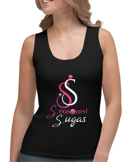 Seasoned Sugas Black Tank Top