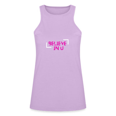 Believe Women’s Racerback Tank - lilac