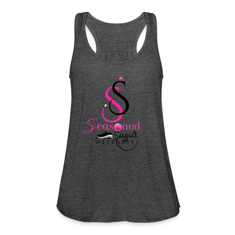 Seasoned Sugas Flowy Tank - deep heather