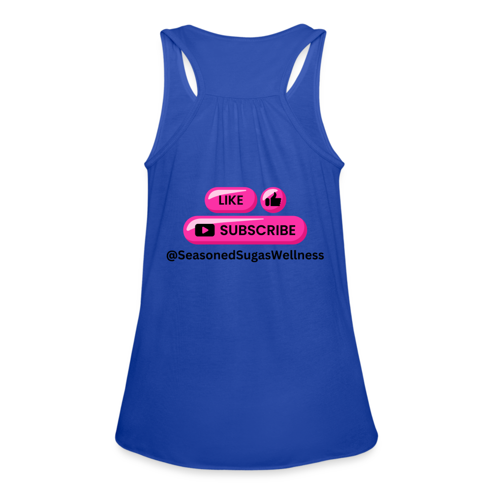 Seasoned Sugas Flowy Tank - royal blue