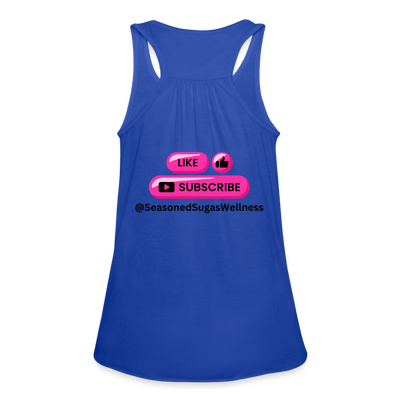 Seasoned Sugas Flowy Tank - royal blue