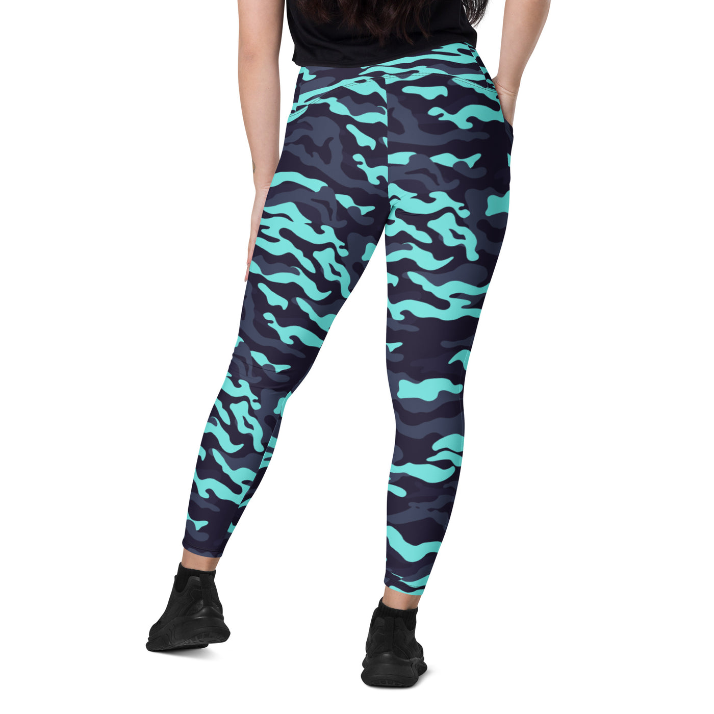 CamoFit Crossover Leggings with Pockets