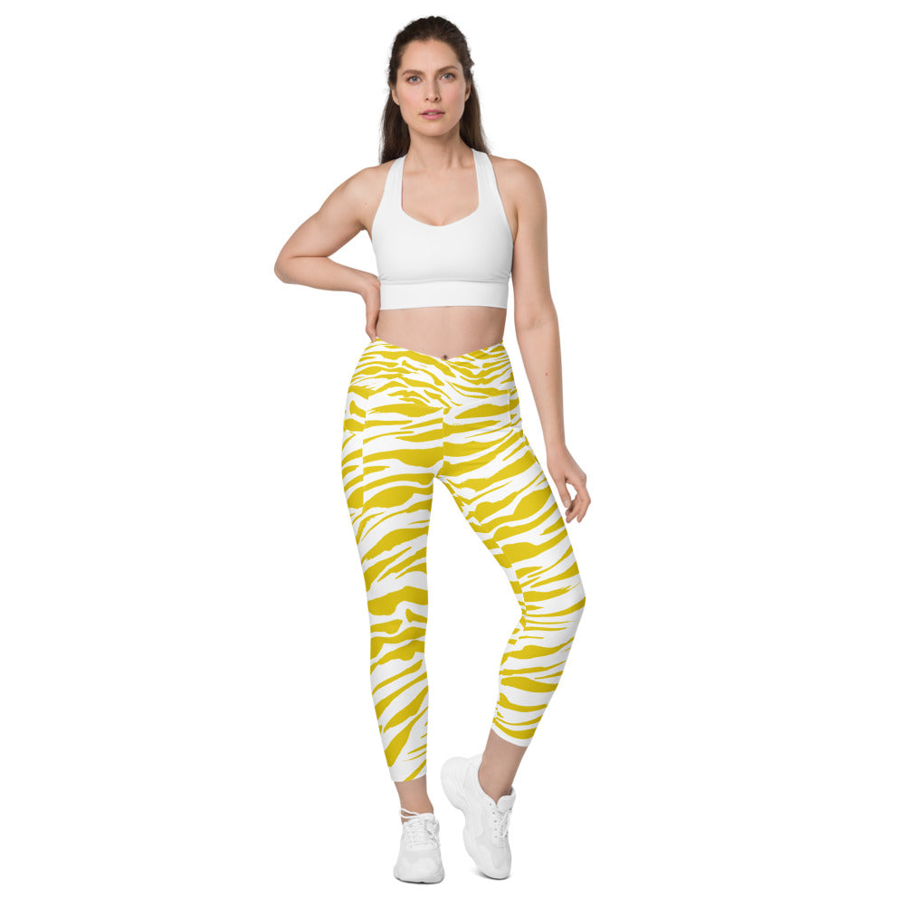 Wild Pineapple Leggings  with pockets
