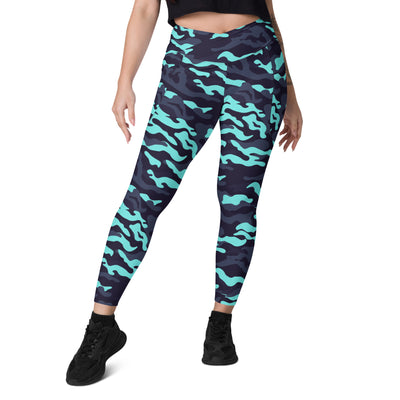 CamoFit Crossover Leggings with Pockets