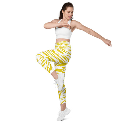 Wild Pineapple Leggings  with pockets