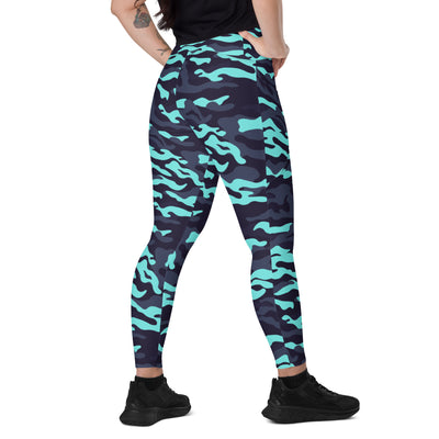 CamoFit Crossover Leggings with Pockets