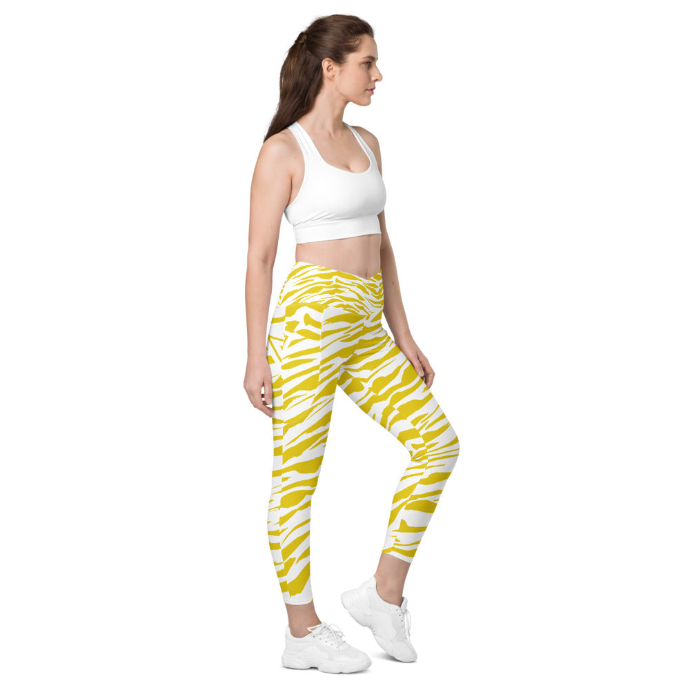 Wild Pineapple Leggings  with pockets