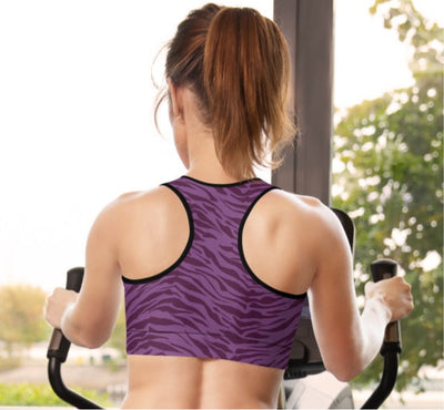 Lavender Love Padded Sports Bra