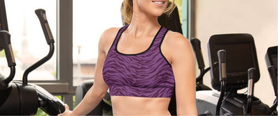 Lavender Love Padded Sports Bra