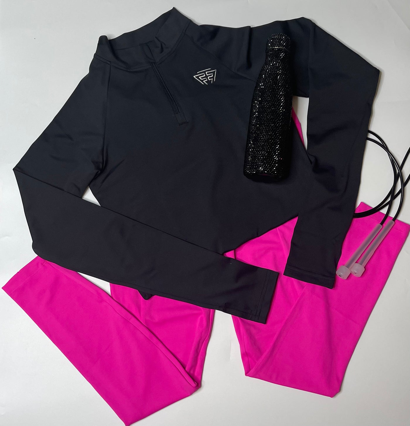 Power In Your Purpose Pink Scrunch Legging with Pockets