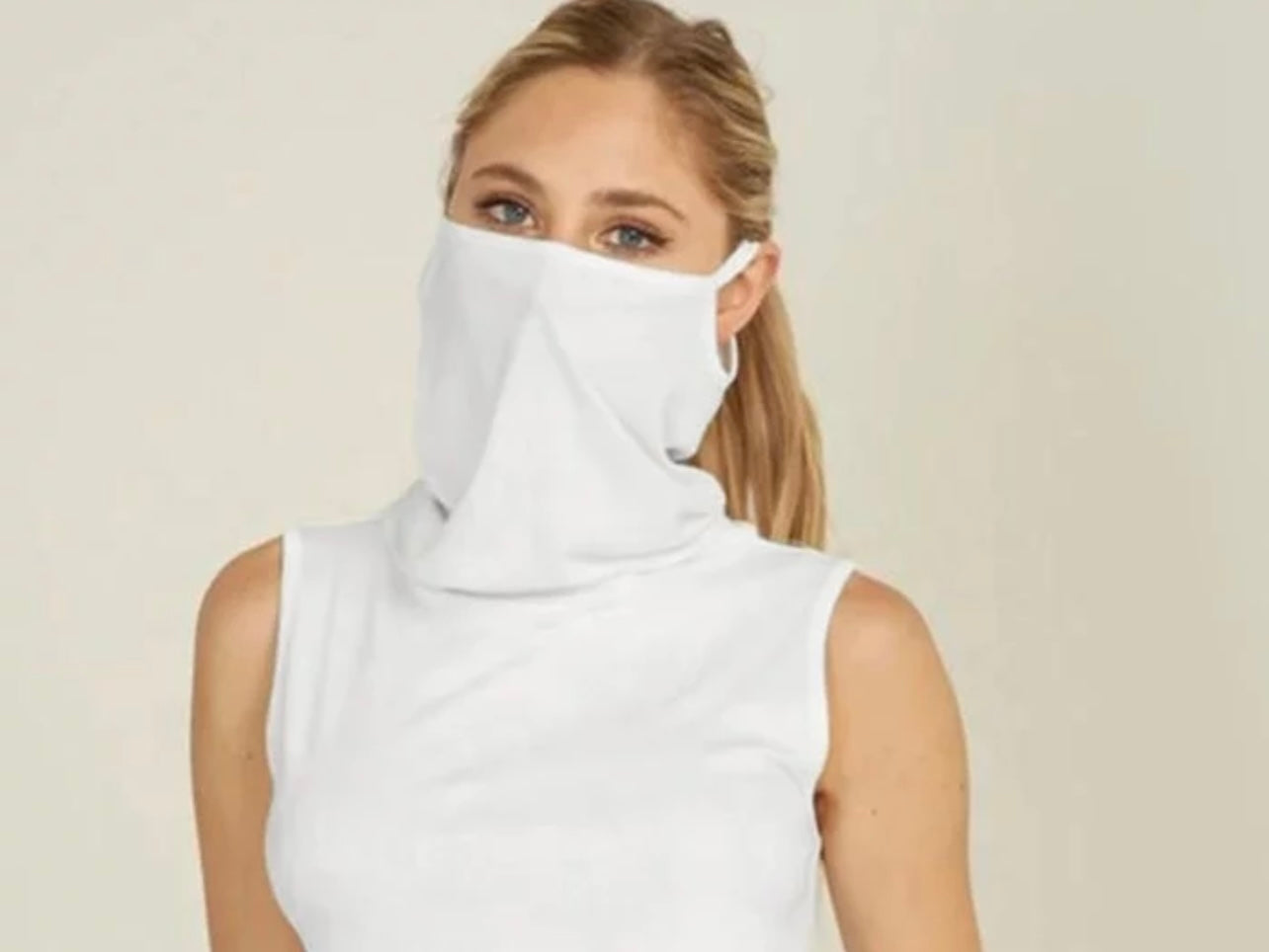 Sleeveless Mask Shirt