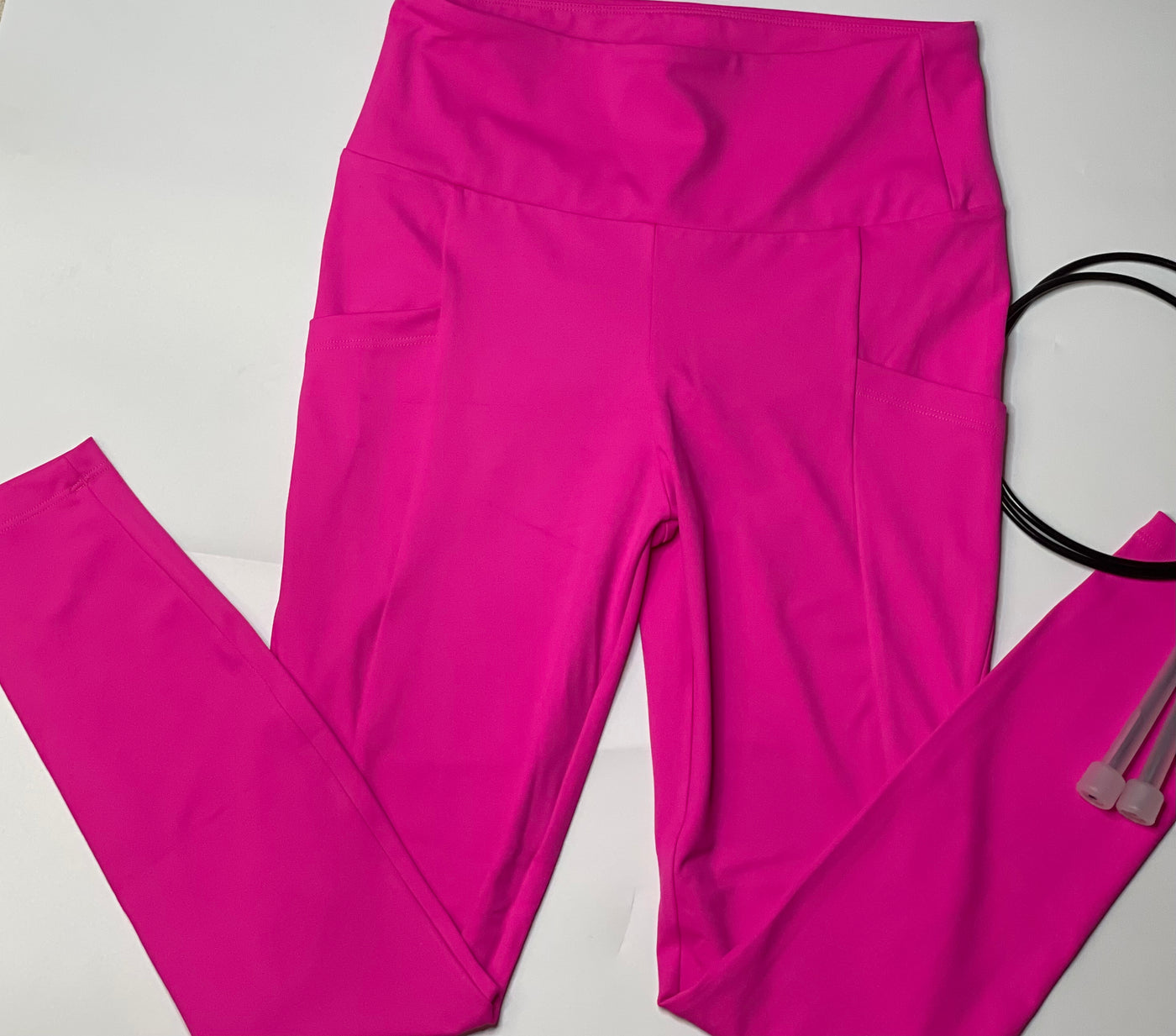 Power In Your Purpose Pink Scrunch Legging with Pockets