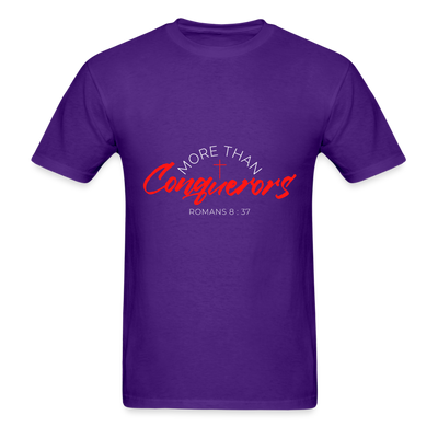 More Than Conquerors Ultra Cotton Adult T-Shirt - purple