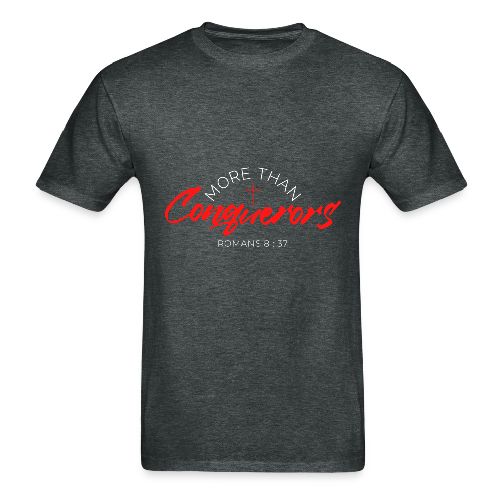 More Than Conquerors Ultra Cotton Adult T-Shirt - deep heather