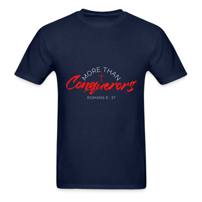 More Than Conquerors Ultra Cotton Adult T-Shirt - navy